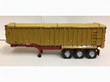 TRI AXLE TIPPING TRAILER RED/BROWN SV55 CGO